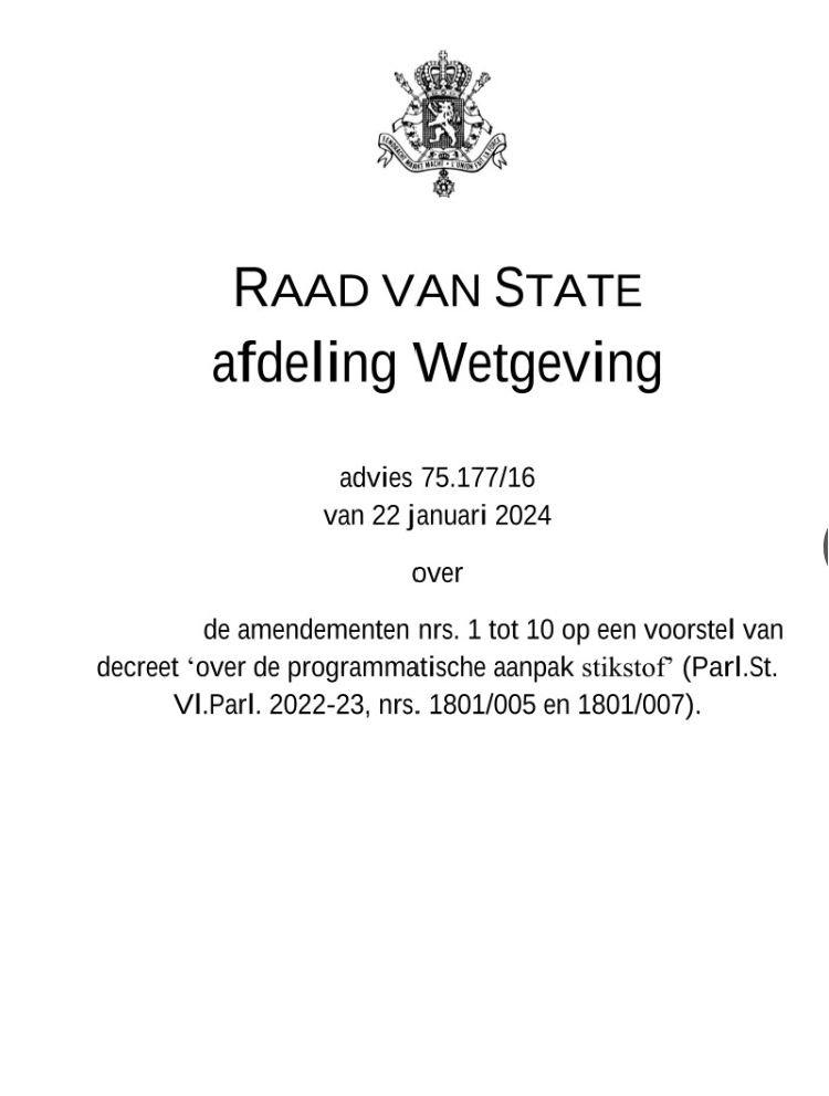 Het stikstofdecreet is goedgekeurd in het Vlaams Parlement ondanks de bezwaren van de Raad van State.